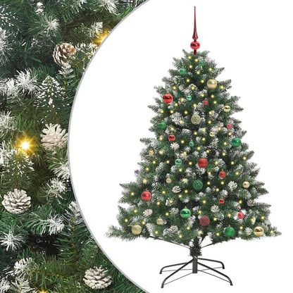Artificial Christmas Tree with 150 LEDs with Stand Green 150 cm