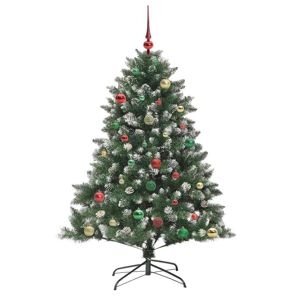 Artificial Christmas Tree with 150 LEDs with Stand Green 150 cm