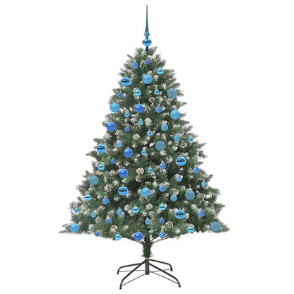 Artificial Christmas Tree with 300 LEDs with Stand Green 180 cm