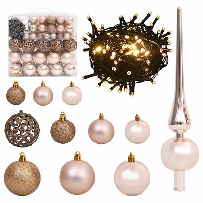 Artificial Christmas Tree with 300 LEDs with Stand Green 210 cm