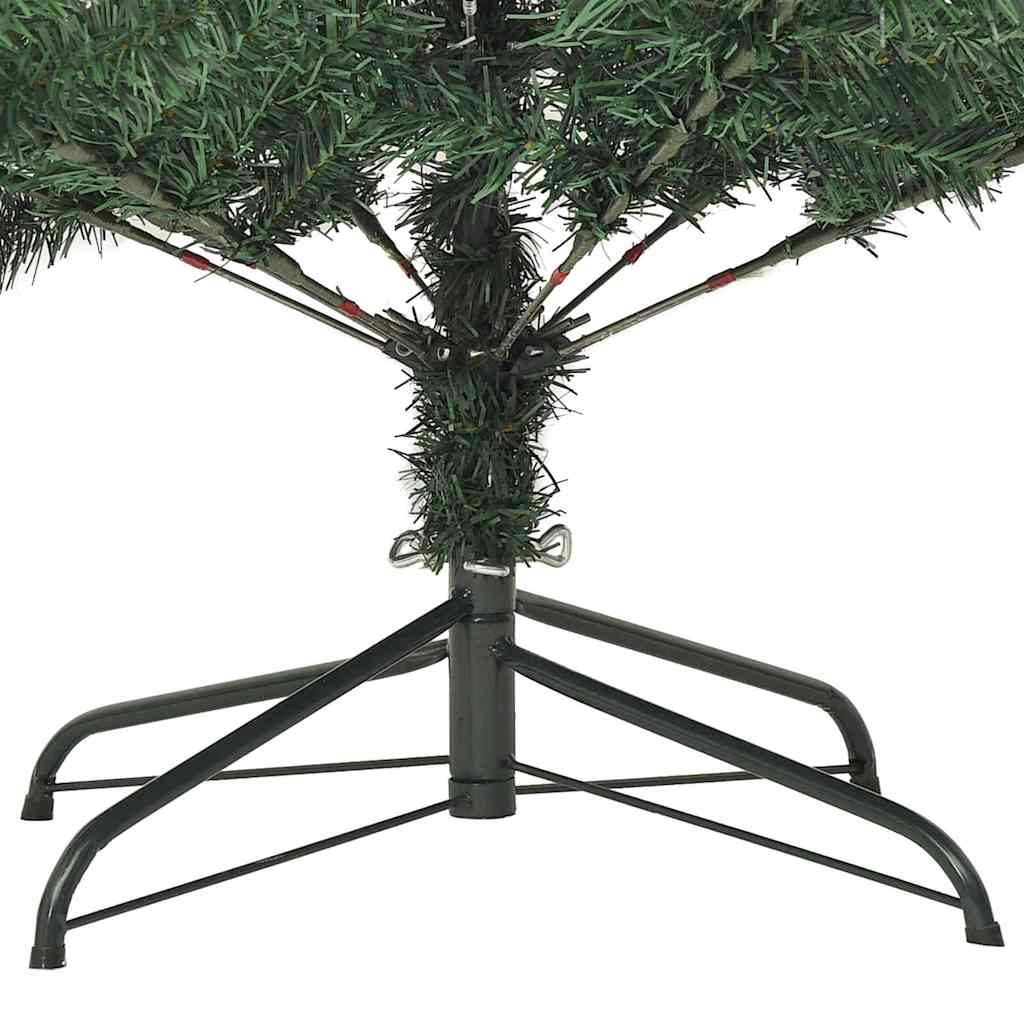 Artificial Christmas Tree with 300 LEDs with Stand Green 210 cm
