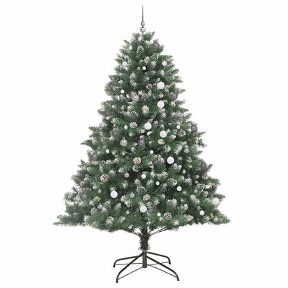 Artificial Christmas Tree with 300 LEDs with Stand Green 240 cm