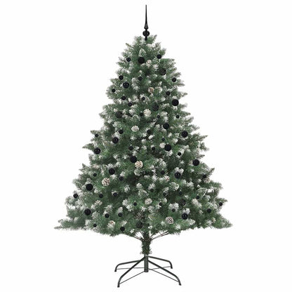 Artificial Christmas Tree with 300 LEDs with Stand Green 240 cm
