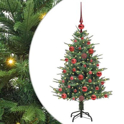 Artificial Pre-lit Christmas Tree with Ball Set Green 120 cm