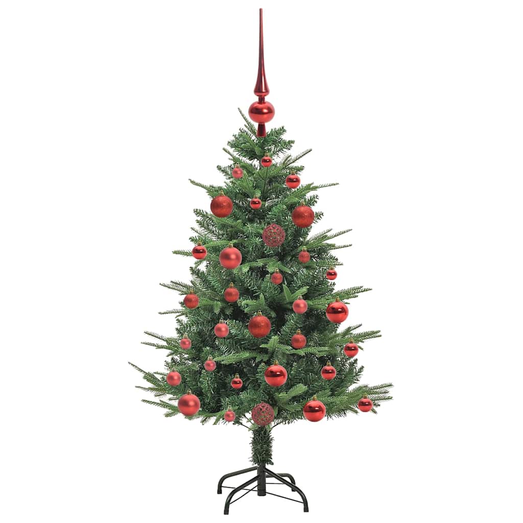 Artificial Pre-lit Christmas Tree with Ball Set Green 120 cm