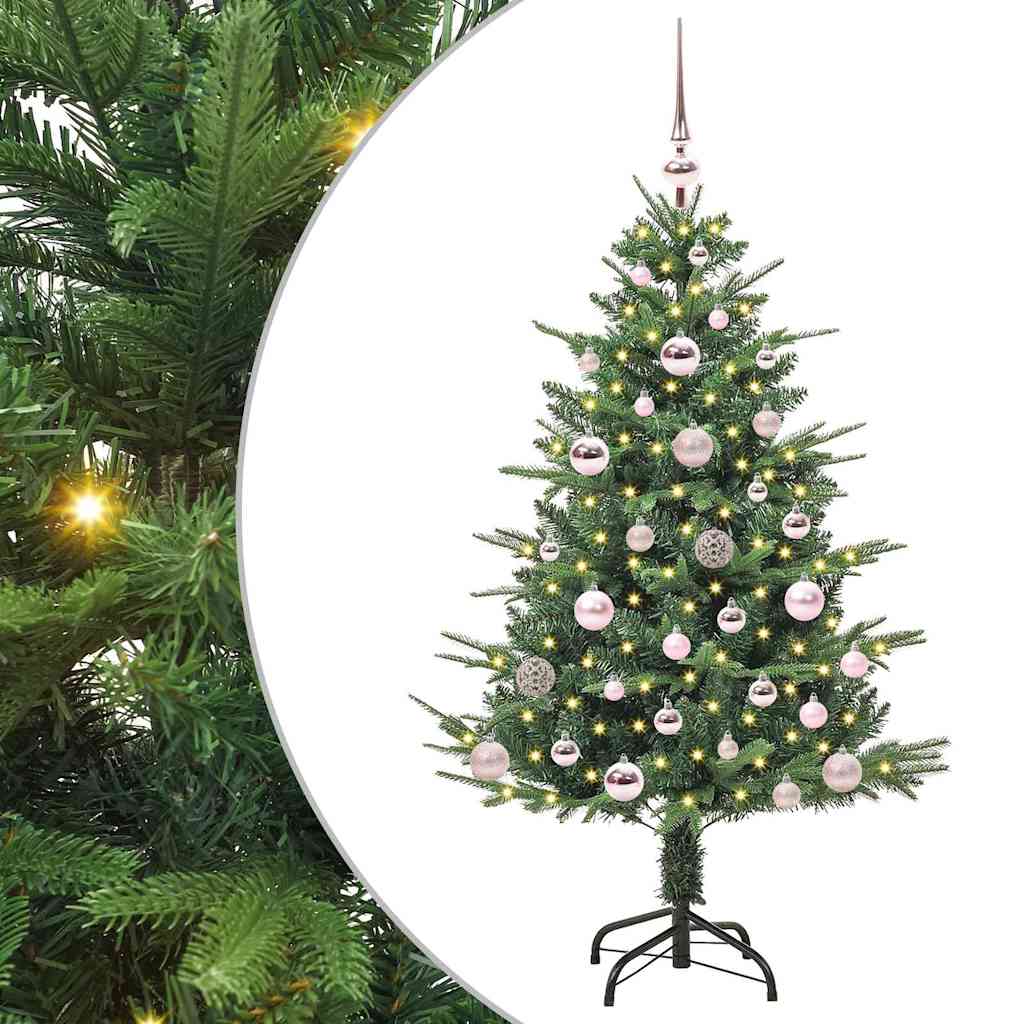 Artificial Pre-lit Christmas Tree with Ball Set Green 120 cm