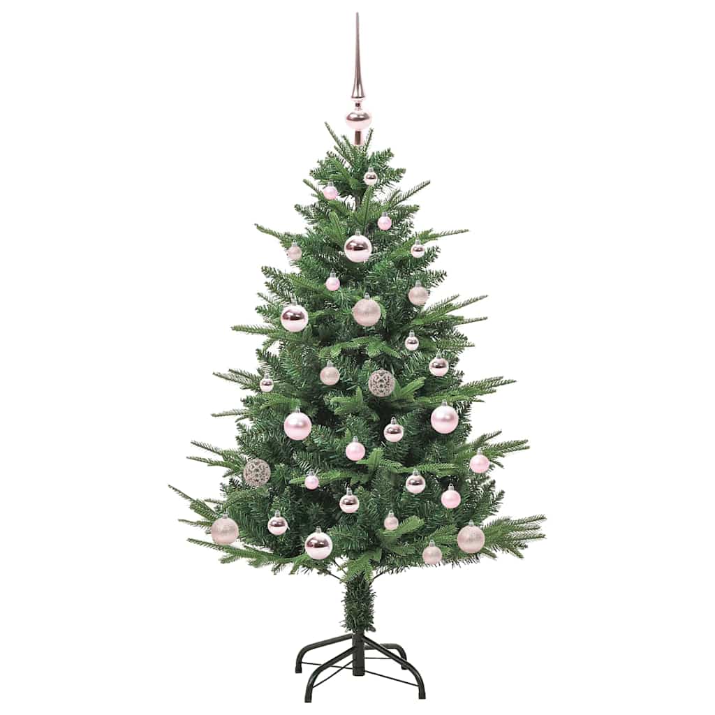 Artificial Pre-lit Christmas Tree with Ball Set Green 120 cm