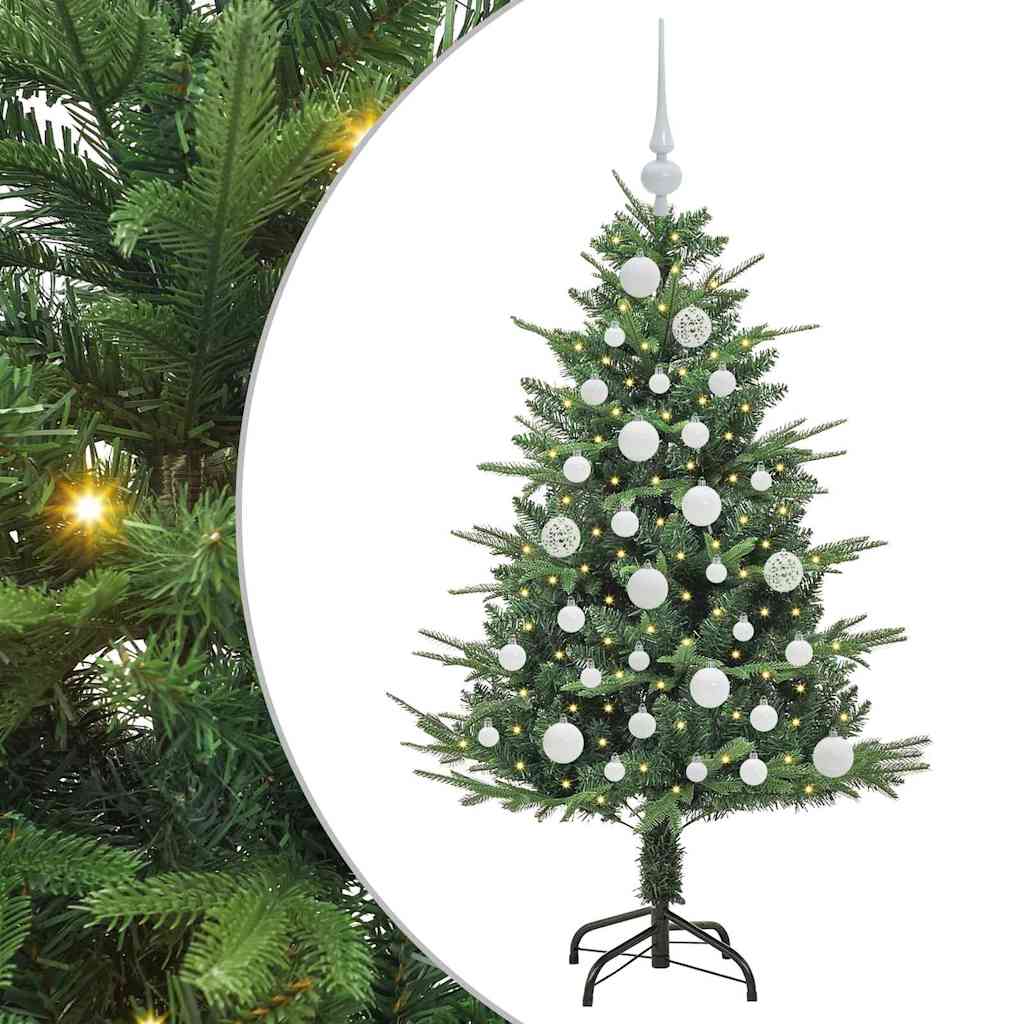 Artificial Pre-lit Christmas Tree with Ball Set Green 120 cm