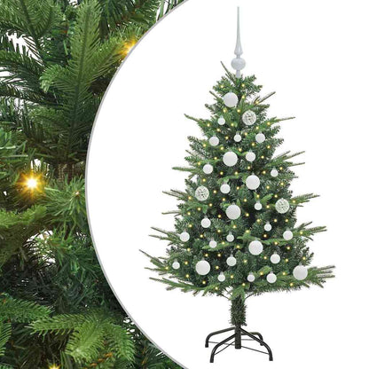Artificial Pre-lit Christmas Tree with Ball Set Green 120 cm