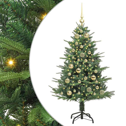 Artificial Pre-lit Christmas Tree with Ball Set Green 120 cm