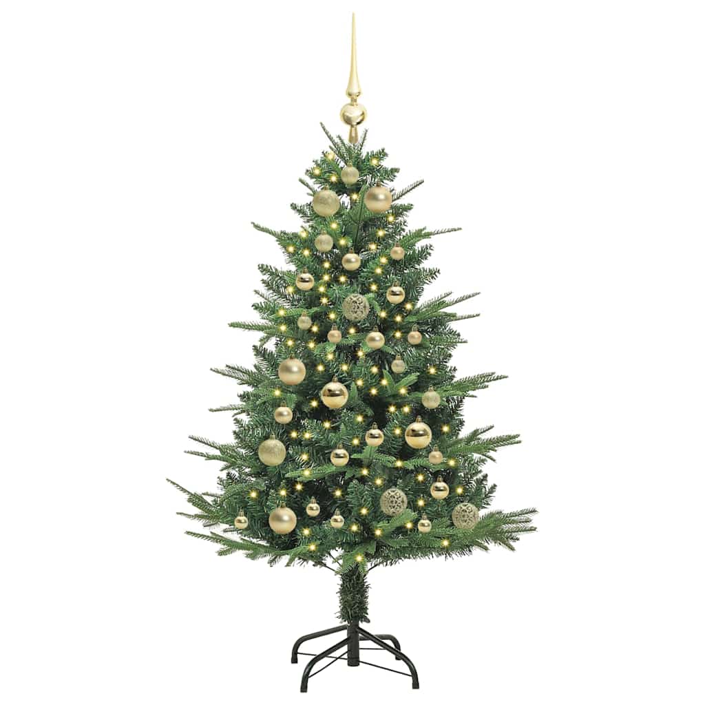 Artificial Pre-lit Christmas Tree with Ball Set Green 120 cm