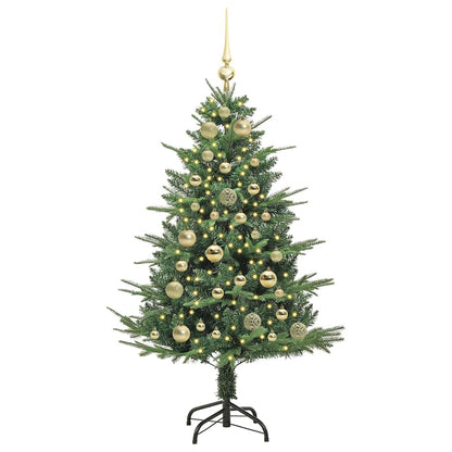 Artificial Pre-lit Christmas Tree with Ball Set Green 120 cm