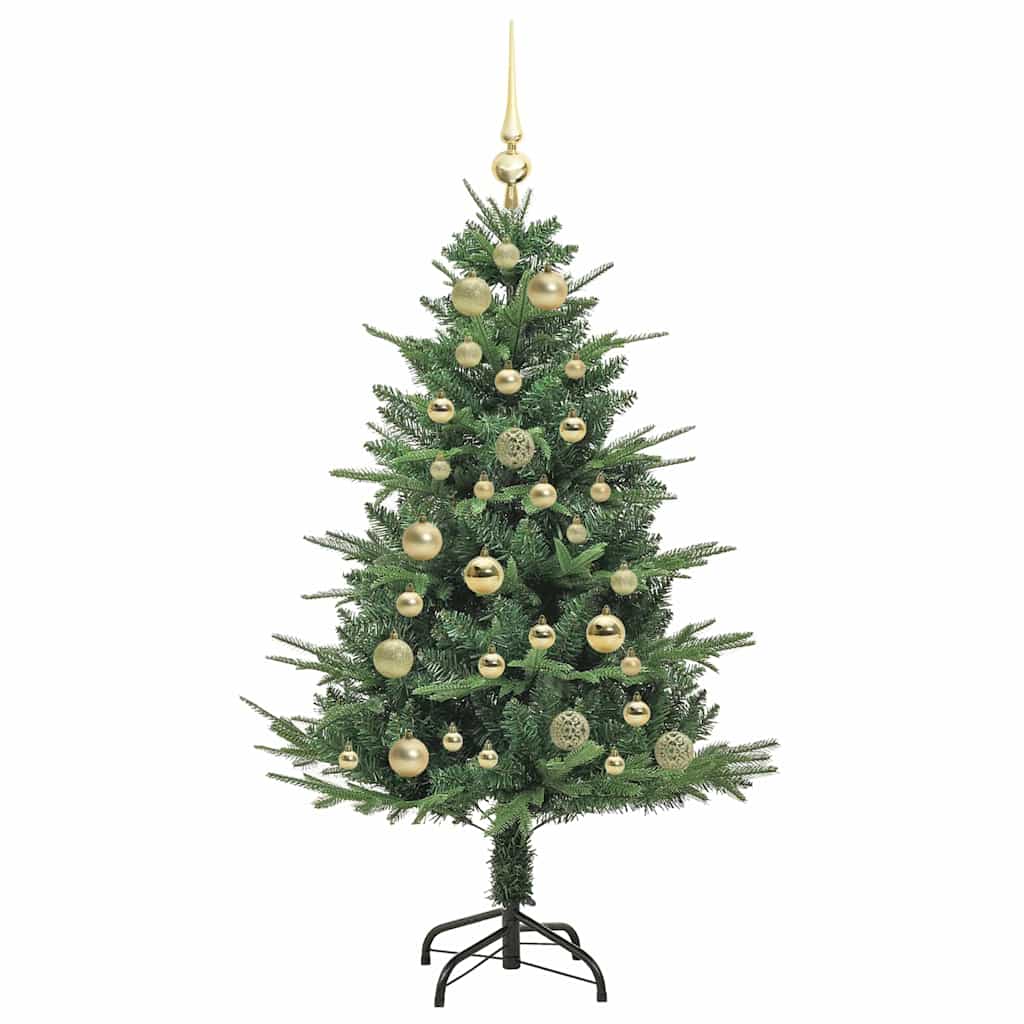 Artificial Pre-lit Christmas Tree with Ball Set Green 120 cm