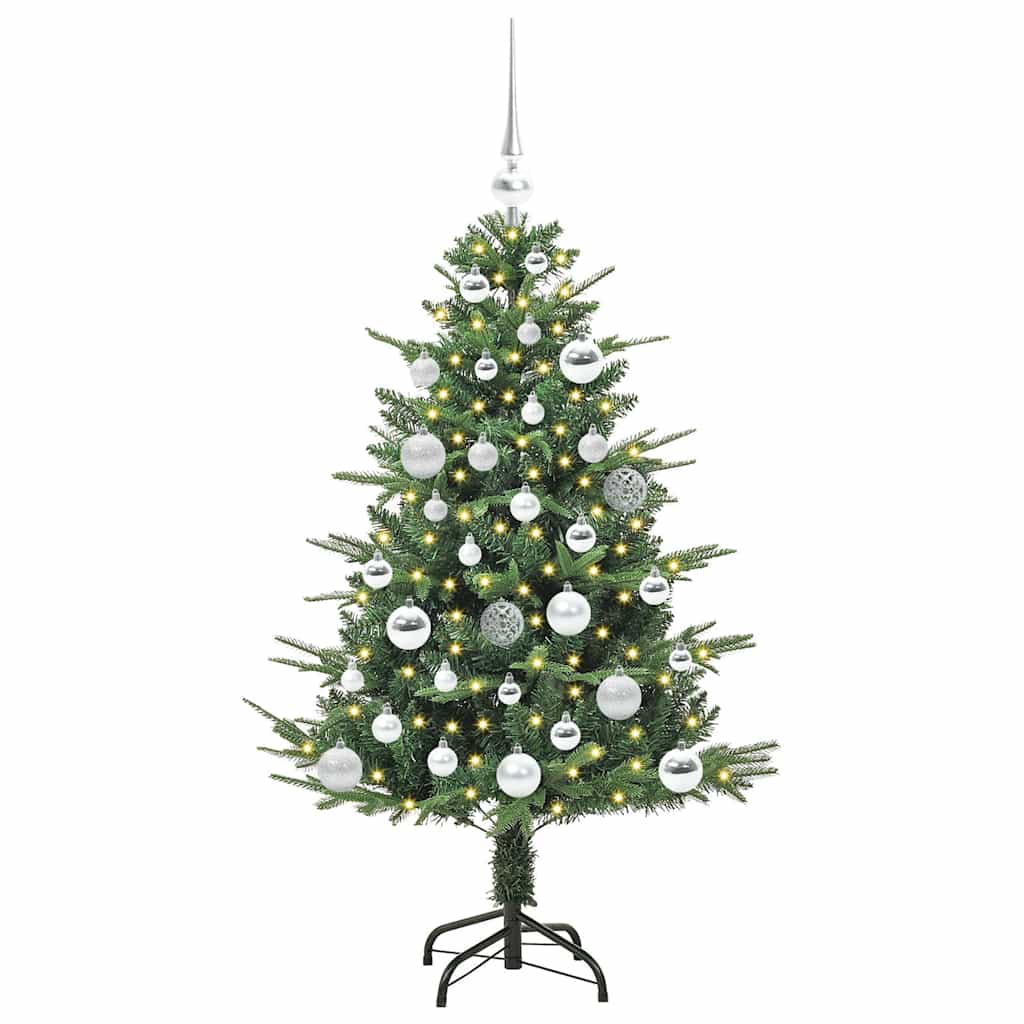 Artificial Pre-lit Christmas Tree with Ball Set Green 120 cm