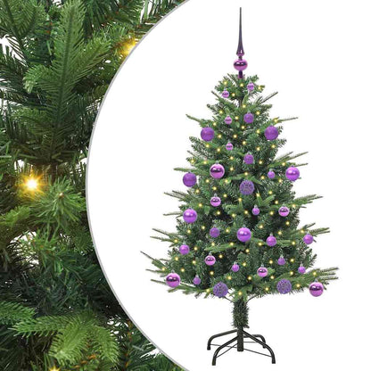 Artificial Pre-lit Christmas Tree with Ball Set Green 120 cm