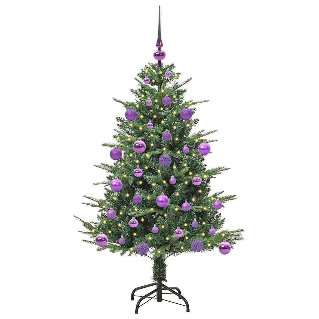 Artificial Pre-lit Christmas Tree with Ball Set Green 120 cm
