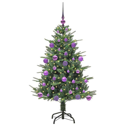 Artificial Pre-lit Christmas Tree with Ball Set Green 120 cm