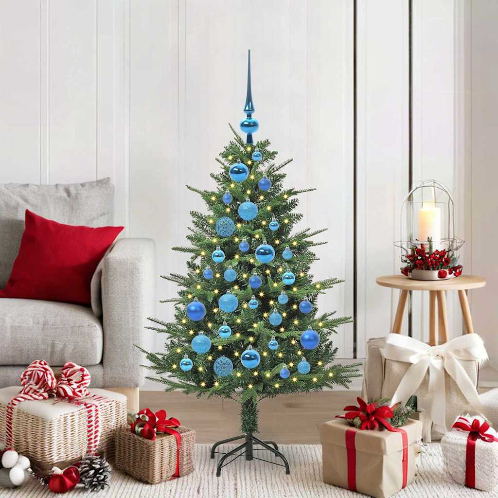 Artificial Pre-lit Christmas Tree with Ball Set Green 120 cm