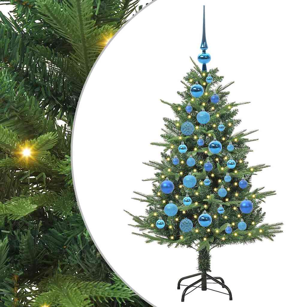 Artificial Pre-lit Christmas Tree with Ball Set Green 120 cm