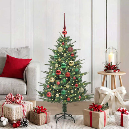 Artificial Pre-lit Christmas Tree with Ball Set Green 120 cm