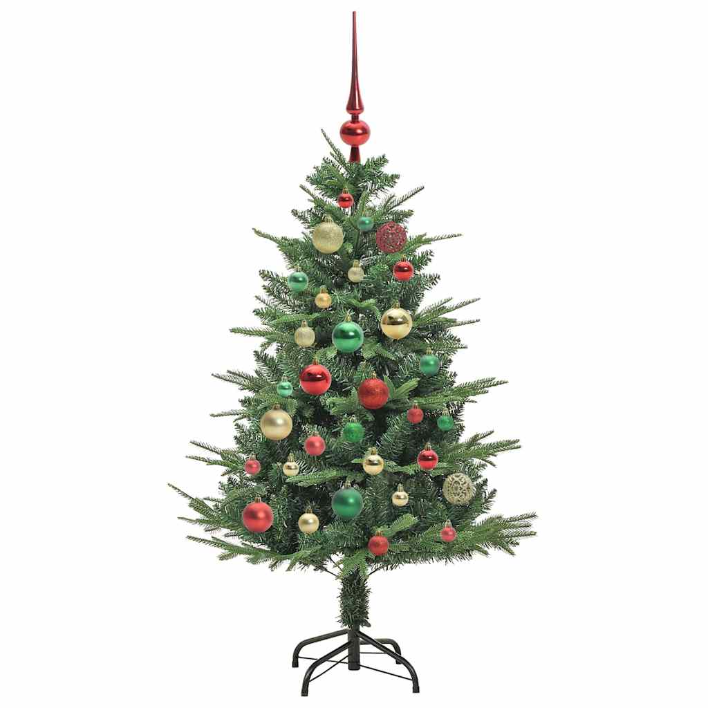 Artificial Pre-lit Christmas Tree with Ball Set Green 120 cm