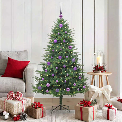 Artificial Pre-lit Christmas Tree with Ball Set Green 150 cm