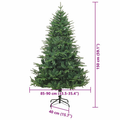 Artificial Pre-lit Christmas Tree with Ball Set Green 150 cm