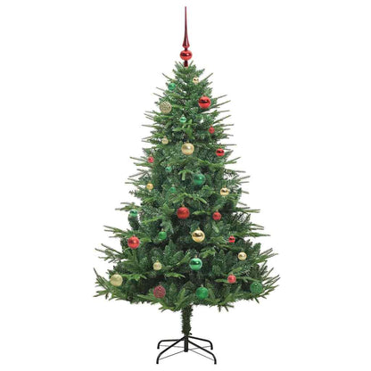 Artificial Pre-lit Christmas Tree with Ball Set Green 150 cm
