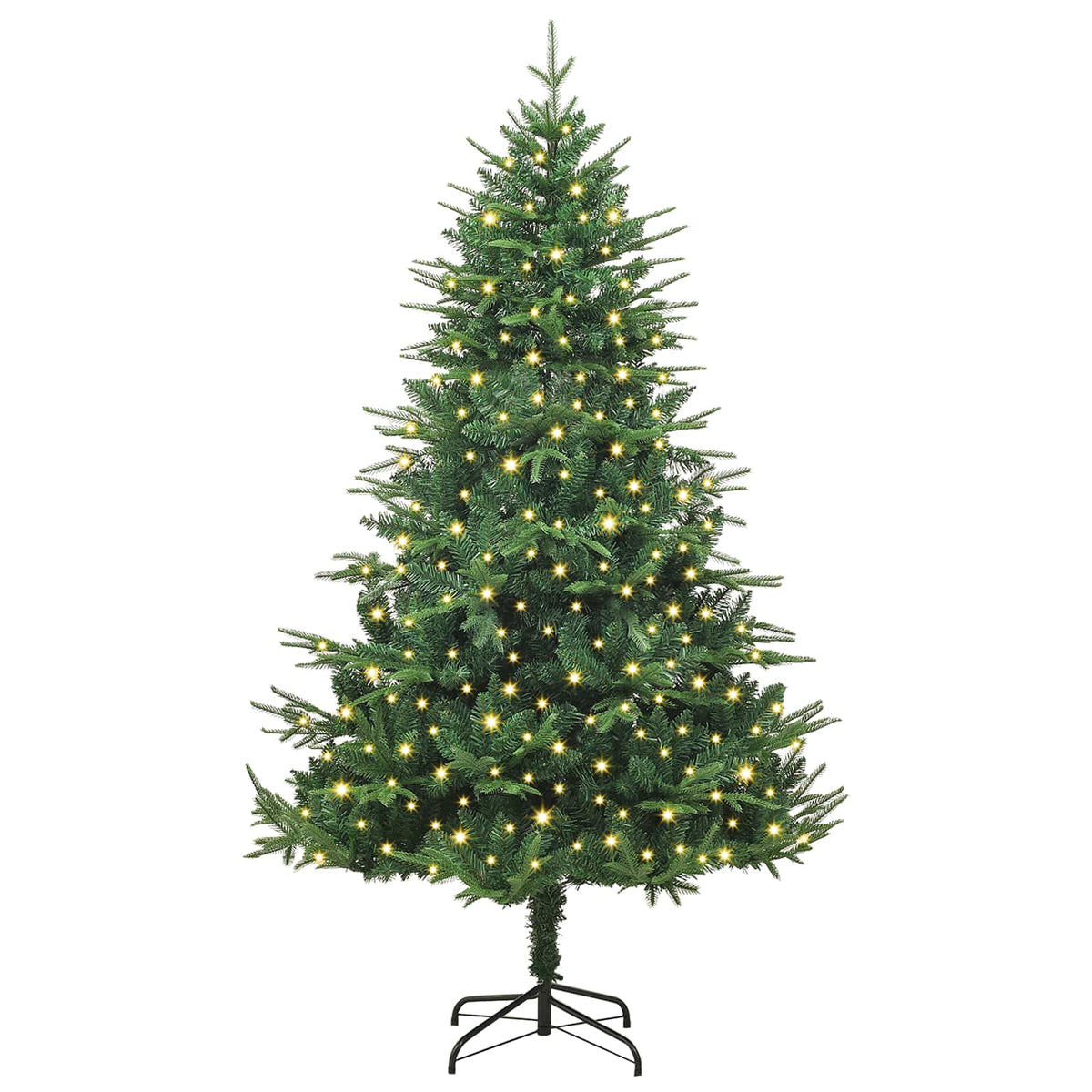 Artificial Pre-lit Christmas Tree 300 LEDs Warm White