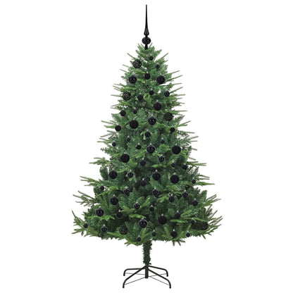 Artificial Pre-lit Christmas Tree with Ball Set Green 180 cm