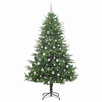 Artificial Pre-lit Christmas Tree with Ball Set Green 210 cm