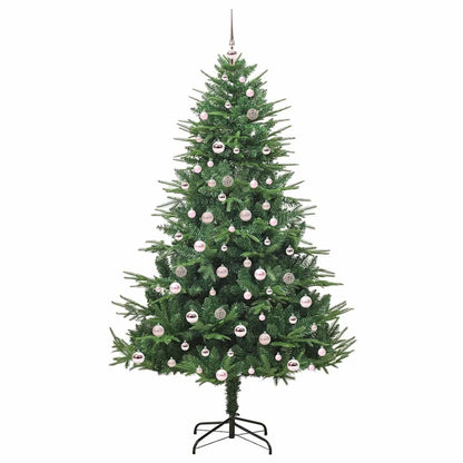 Artificial Pre-lit Christmas Tree with Ball Set Green 210 cm