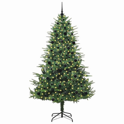 Artificial Pre-lit Christmas Tree with Ball Set Green 240 cm