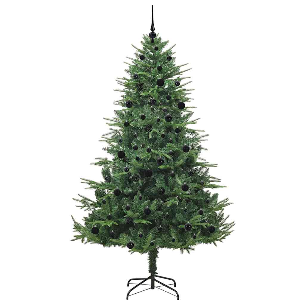 Artificial Pre-lit Christmas Tree with Ball Set Green 240 cm