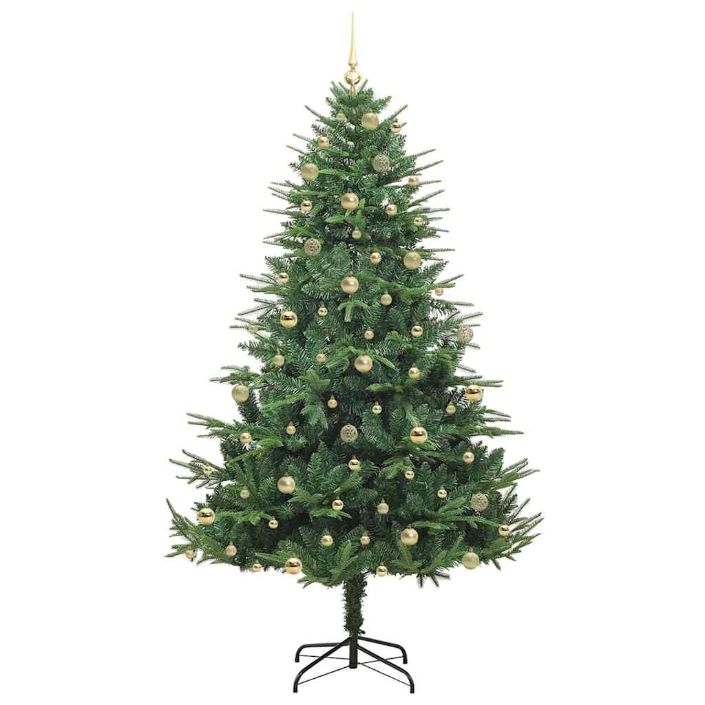 Artificial Pre-lit Christmas Tree with Ball Set Green 240 cm