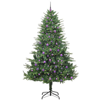 Artificial Pre-lit Christmas Tree with Ball Set Green 240 cm