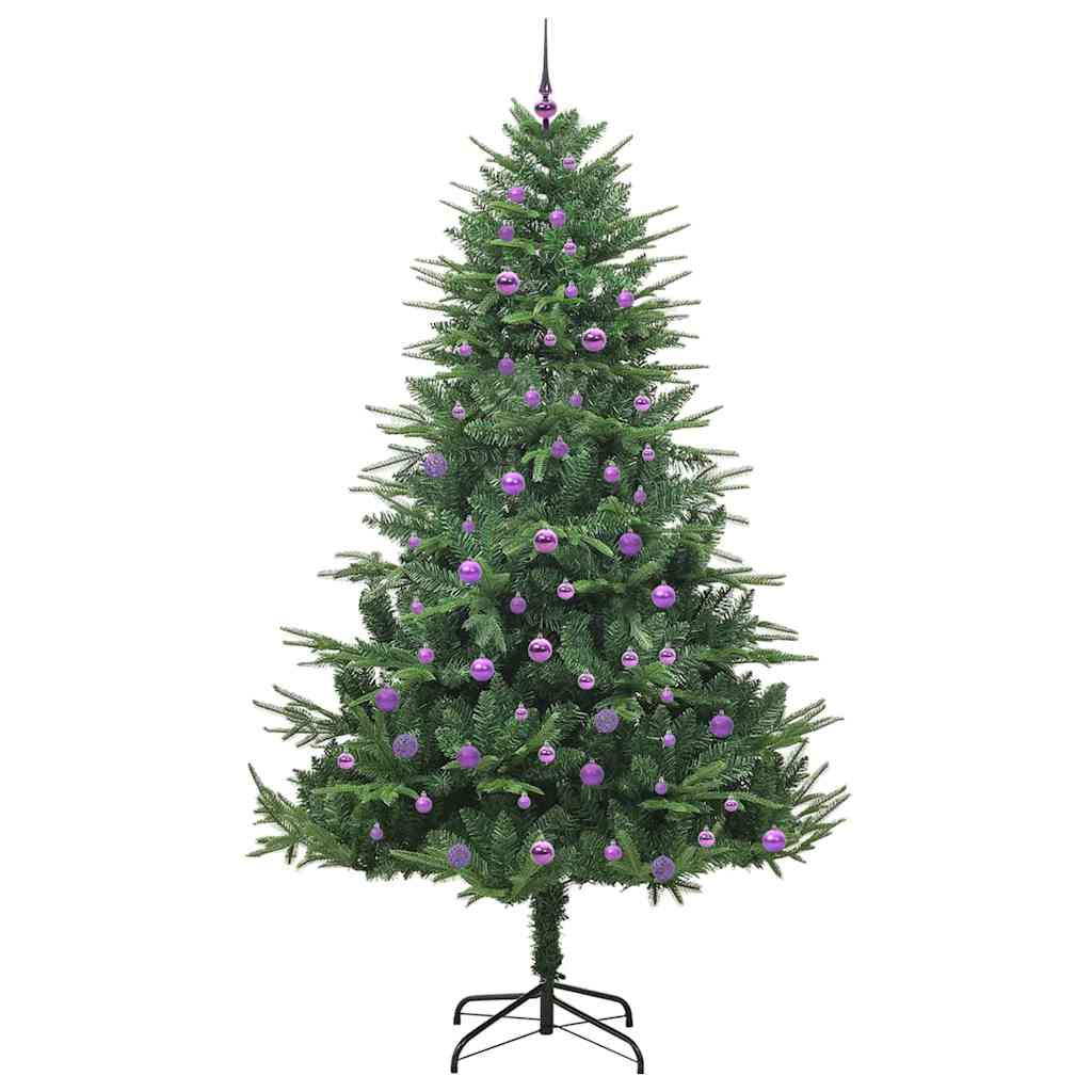 Artificial Pre-lit Christmas Tree with Ball Set Green 240 cm