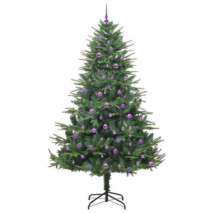 Artificial Pre-lit Christmas Tree with Ball Set Green 240 cm