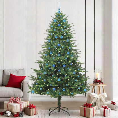 Artificial Pre-lit Christmas Tree with Ball Set Green 240 cm