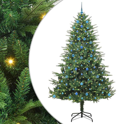 Artificial Pre-lit Christmas Tree with Ball Set Green 240 cm