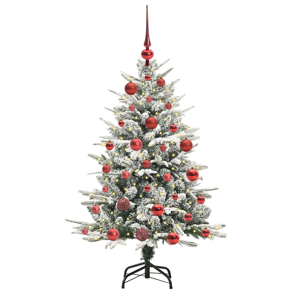 Artificial Pre-lit Christmas Tree with Ball Set Green 120 cm
