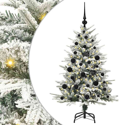 Artificial Pre-lit Christmas Tree with Ball Set Green 120 cm