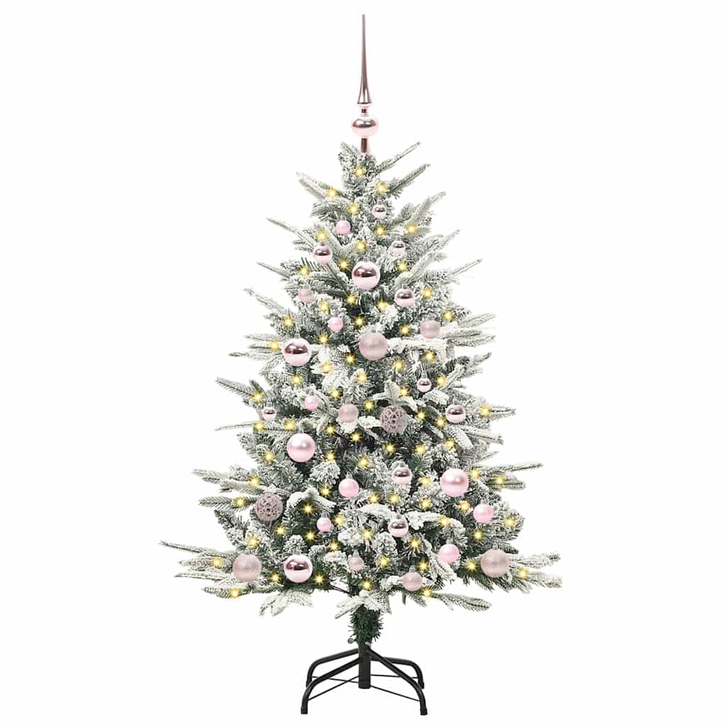 Artificial Pre-lit Christmas Tree with Ball Set Green 120 cm