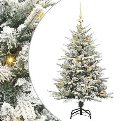 Artificial Pre-lit Christmas Tree with Ball Set Green 120 cm