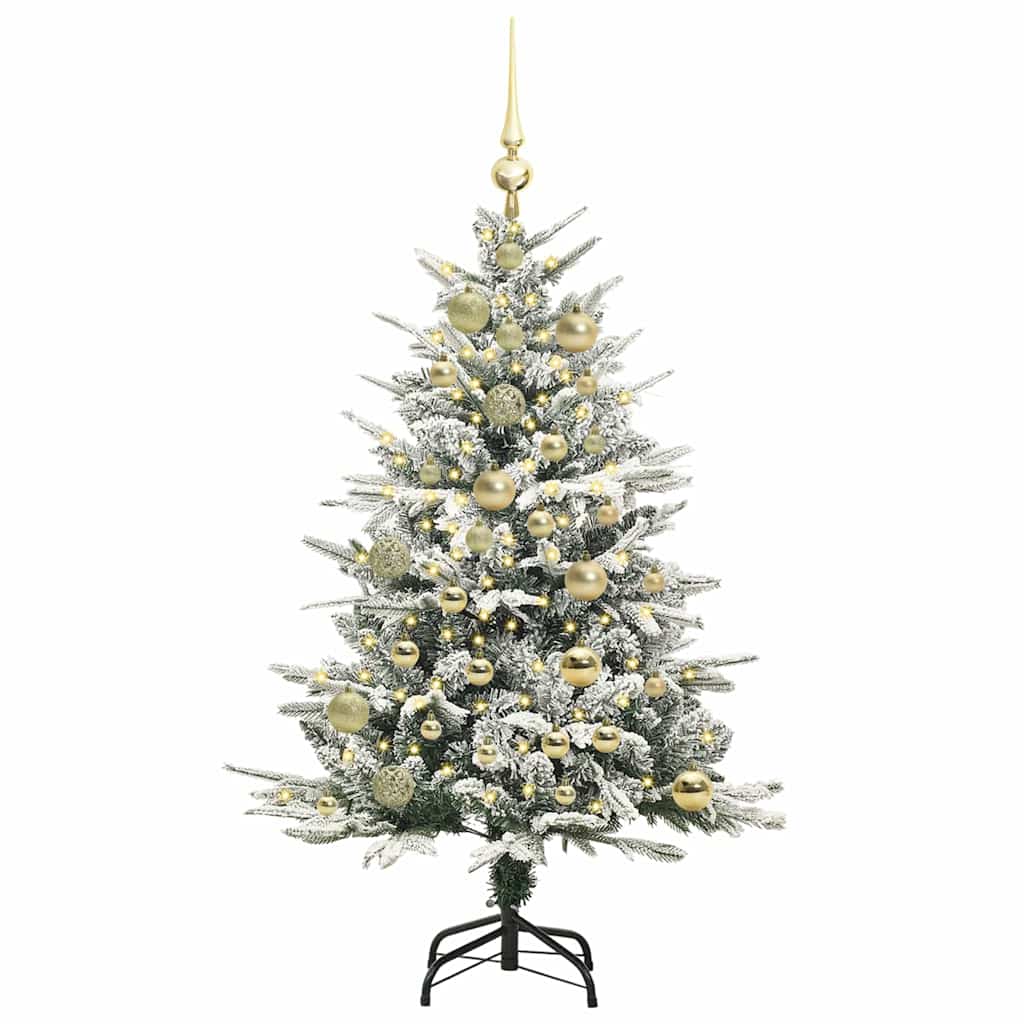 Artificial Pre-lit Christmas Tree with Ball Set Green 120 cm