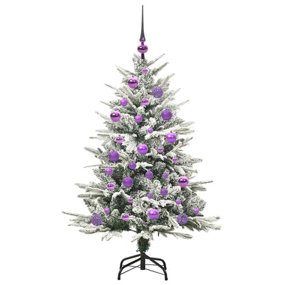 Artificial Pre-lit Christmas Tree with Ball Set Green 120 cm