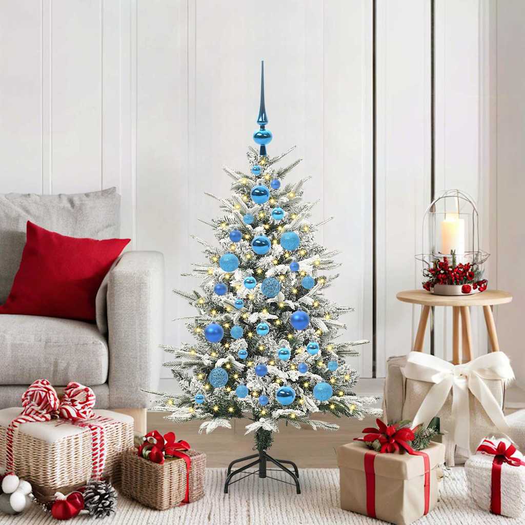 Artificial Pre-lit Christmas Tree with Ball Set Green 120 cm