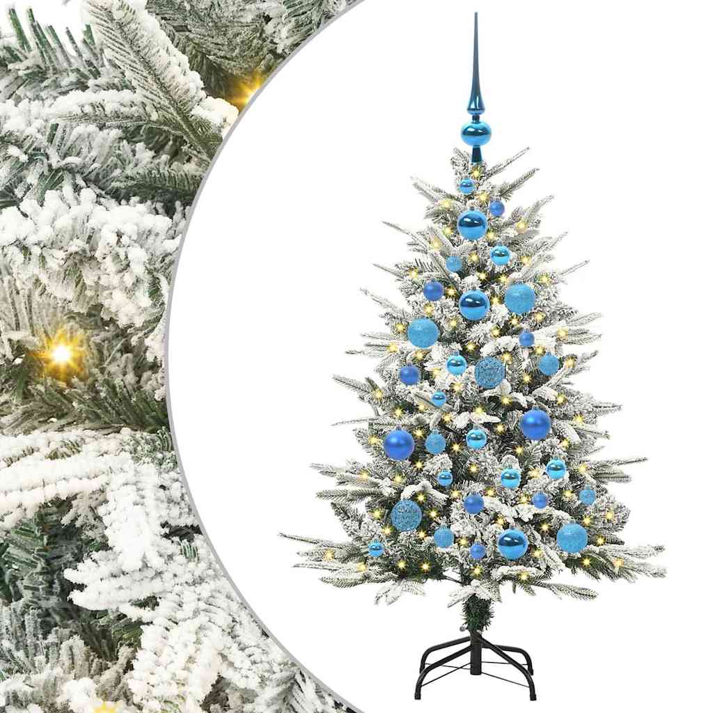 Artificial Pre-lit Christmas Tree with Ball Set Green 120 cm