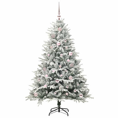 Artificial Pre-lit Christmas Tree with Ball Set Green 150 cm