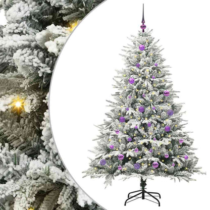 Artificial Pre-lit Christmas Tree with Ball Set Green 150 cm